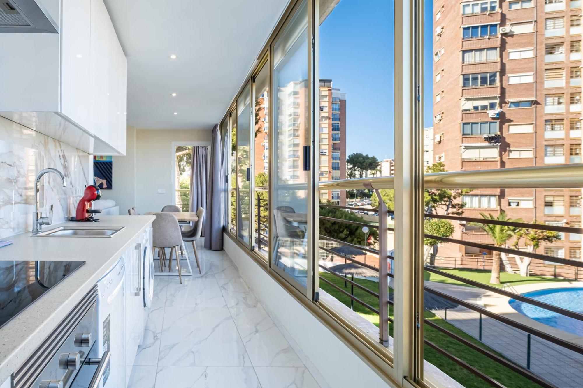 Benipark Apartments Poniente Beach Бенидорм Екстериор снимка